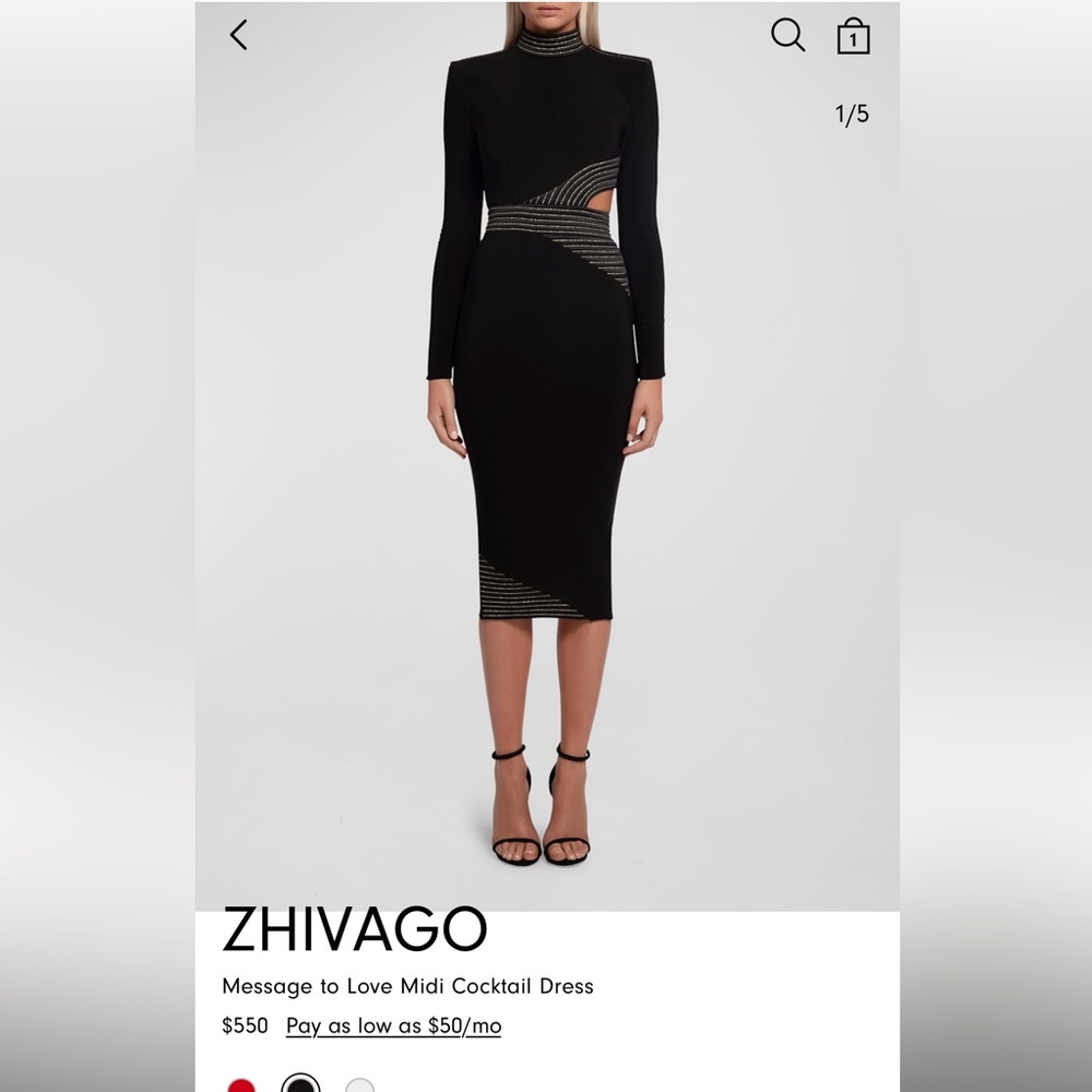 Zhivago message to love midi dress